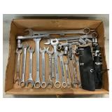 Box Of Craftsman Wrenches, Sockets & Punches Box Of Craftsman Wrenches, Sockets & Punches