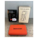 Unused Multimeters, Black & Decker Drill Bit Set Unused Multimeters, Black & Decker Drill Bit Set