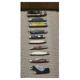(10) Assorted Pocket Knives (10) Assorted Pocket Knives