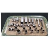 (25) Assorted Snap-On Sockets (1/4" & 3/8" (25) Assorted Snap-On Sockets (1/4" & 3/8"