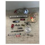 Lot Of Car Emblems, Lot Of Car Emblems,