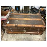 Vintage Wooden Trunk Vintage Wooden Trunk