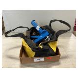 Tool Bag Full Of Hand Tools, Caulk Gun Tool Bag Full Of Hand Tools, Caulk Gun