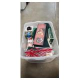 Box Lot Of Assorted Christmas Decorations Box Lot Of Assorted Christmas Decorations