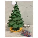 Ceramic Christmas Trees With Bulbs Ceramic Christmas Trees With Bulbs