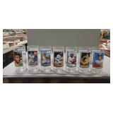 (7) Vintage Baseball Collector Glasses (7) Vintage Baseball Collector Glasses
