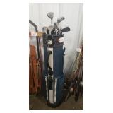 Assorted Golf Clubs w/ Bag Assorted Golf Clubs w/ Bag