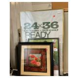 Pair Of Picture Frames, Floral Wall Art Pair Of Picture Frames, Floral Wall Art
