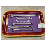 (6) Assorted Snap-On Open End, Combo Wrenches (6) Assorted Snap-On Open End, Combo Wrenches