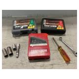 Craftsman Socket Wrench & Drill Bit Sets Craftsman Socket Wrench & Drill Bit Sets