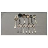 (13) Assorted Vintage Silver Plated Flatware (13) Assorted Vintage Silver Plated Flatware