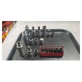 Snap-On, Mac Tools & Matco Assorted Sockets (3/8" Snap-On, Mac Tools & Matco Assorted Sockets (3/8"