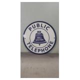 (1) Metal Sign (12" Diameter) (1) Metal Sign (12" Diameter)