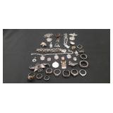 Tray Of Assorted Sterling Silver/925 Jewelry Tray Of Assorted Sterling Silver/925 Jewelry