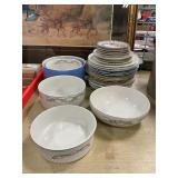 Large Lot Of Hall & Assorted Dinnerware Large Lot Of Hall & Assorted Dinnerware