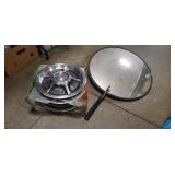 Hidden Driveway Mirror (26" Diameter) & (4) Dodge Hidden Driveway Mirror (26" Diameter) & (4) Dodge