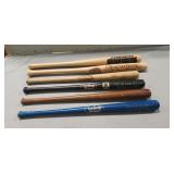 (6) Miniature Baseball Commemorative Bats (6) Miniature Baseball Commemorative Bats