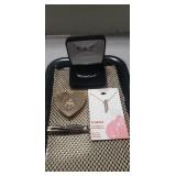 Tray Of Assorted Items Including Jewelry, Pocket Tray Of Assorted Items Including Jewelry, Pocket