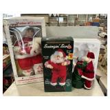 (3) Light/Motion Xmas Figures (3) Light/Motion Xmas Figures