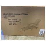 NIB White Adirondack Chair and NIB White Adirondack Chair and