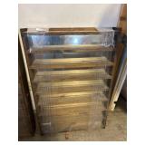 Wooden Display Case w/ Glass Wooden Display Case w/ Glass