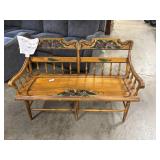 Clyde Stacks Folk Art Deacons Bench Clyde Stacks Folk Art Deacons Bench