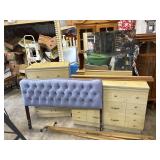 2 Piece Limed Oak Bedroom Suite w/ Bed Frame 2 Piece Limed Oak Bedroom Suite w/ Bed Frame