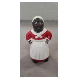 (1) Black Americana Cast Iron Bank (3.5" Tall) (1) Black Americana Cast Iron Bank (3.5" Tall)