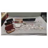 Sterling Silver Tip Tray (5" Diameter), (1) Sterling Silver Tip Tray (5" Diameter), (1)