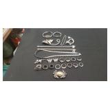 Tray Of Assorted Sterling/925 Jewelry & Gold Tray Of Assorted Sterling/925 Jewelry & Gold