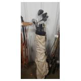 Assorted Golf Clubs w/ Bag Assorted Golf Clubs w/ Bag