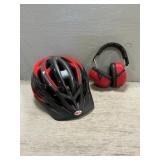 Bell Bike Helmet, Safety Headphones Bell Bike Helmet, Safety Headphones