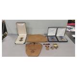 Tray Of Assorted Military Medals & More Tray Of Assorted Military Medals & More