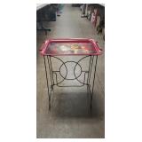 Vintage Metal TV Stand w/ Tray (18"�13"�23") Vintage Metal TV Stand w/ Tray (18"�13"�23")