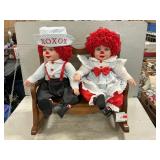 Pair Of Seymour Mann Collectable Dolls Pair Of Seymour Mann Collectable Dolls