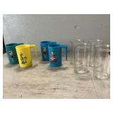 Peanuts Jelly Glasses, Walt Kelly Character Mugs Peanuts Jelly Glasses, Walt Kelly Character Mugs