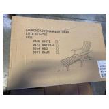 NIB White Adirondack Chair and NIB White Adirondack Chair and