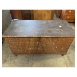 Vintage Wood Blanket Chest Vintage Wood Blanket Chest