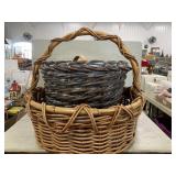 (3) Decorative Baskets (3) Decorative Baskets
