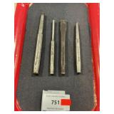 (4) Snap-On Punches, Chisel (4) Snap-On Punches, Chisel