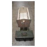 Vintage Wooden Doll Cradle (24"�12"16") & Metal Vintage Wooden Doll Cradle (24"�12"16") & Metal