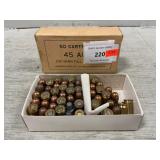 (48) Rounds Of .45 Auto Ammo (48) Rounds Of .45 Auto Ammo