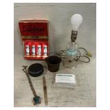 Vintage Lamp Base, Golf Balls, Smart Speaker Vintage Lamp Base, Golf Balls, Smart Speaker