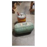 WWII Era Oxygen Tank & (1) Metal Five Gallon Gas WWII Era Oxygen Tank & (1) Metal Five Gallon Gas