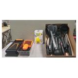 Tray Of Assorted Kitchen Utensils & More Tray Of Assorted Kitchen Utensils & More