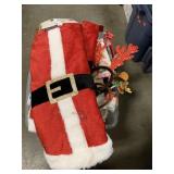 Tote Full Of Christmas Decor, Tree Skirts Tote Full Of Christmas Decor, Tree Skirts