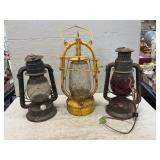 (3) Vintage Lanterns
