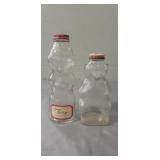 (2) Vintage Glass Banks