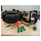 Pair Of Trail Bags With Muzzleloader Supplies