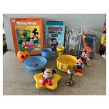 Mickey Mouse Cereal Bowls, Puzzle, Memorabilia